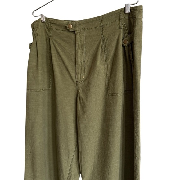 Pilcro Soft Wide-Leg Utility Pants, Size 33 Tall - Picture 7 of 14